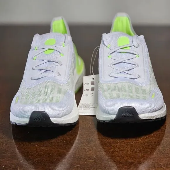 Adidas Ultraboost Summer Ready Running Shoes Grey White Green S.RDY FY3472 7.5
