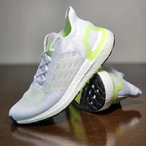 Adidas Ultraboost Summer Ready Running Shoes Grey White Green S.RDY FY3472 7.5
