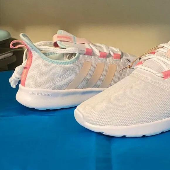 Adidas Women's Cloudform Pure 2.0 White Running Shoes Size 9 NWT
