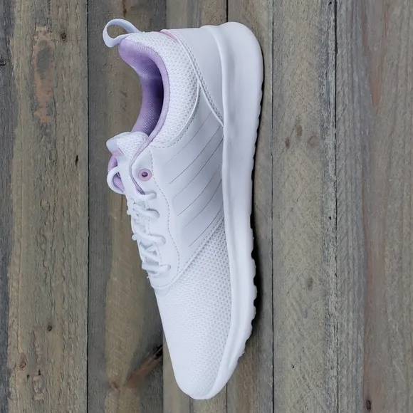 adidas Women's QT Racer 2.0 Running Shoes Cloud White Clear Lilac