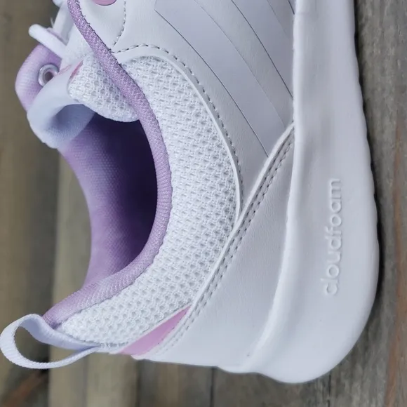 adidas Women's QT Racer 2.0 Running Shoes Cloud White Clear Lilac