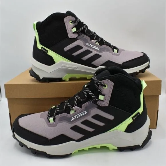 Adidas Womens 10 Terrex AX4 Mid GTX Gore-Tex Mid Hiking Shoes Boots
