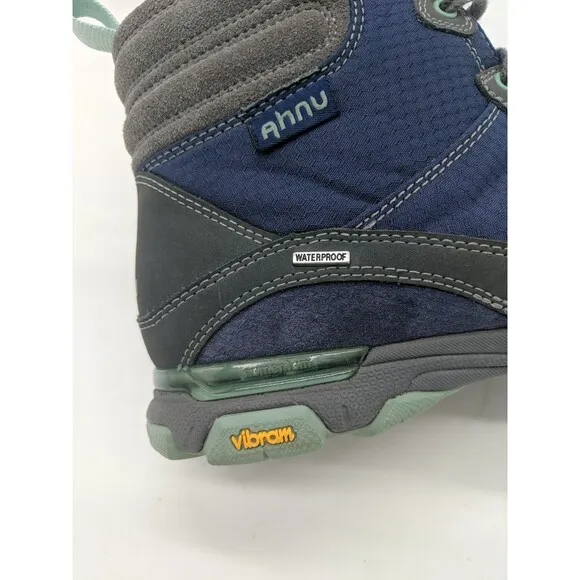 AHNU Waterproof Lightweight Hiking Boots Vibram Soles Womens US 7.5 F19113F