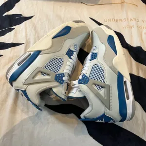 Air Jordan 4 Retro Military Blue Basketball Shoes