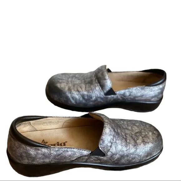 Alegria by PG Lite Keli Metallic Work Shoes Size 36