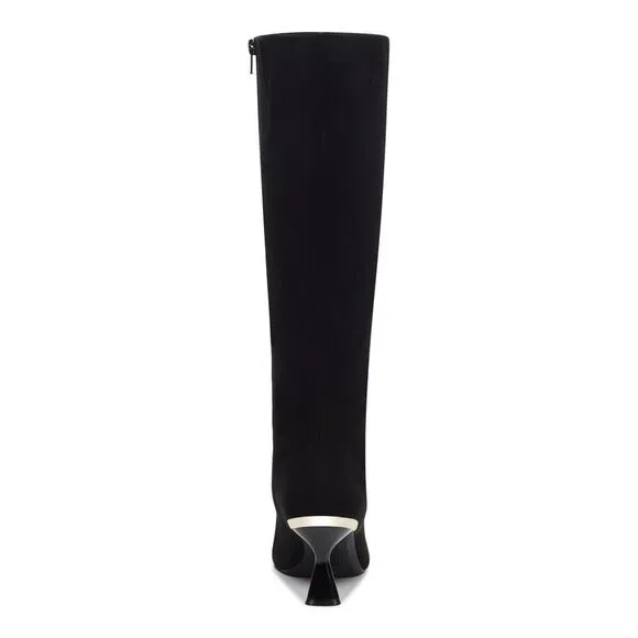ALFANI Womens Black Comfort Goring Cecee Pointed Toe Kitten Heel Boots 6 M