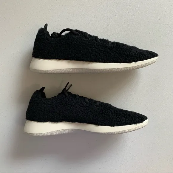 Allbirds Men’s Size 11 Black Wool Runner Fluff Low Top Shoes NEW IN BOX