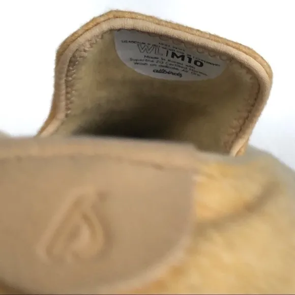 Allbirds Men's Wool Loungers Slide On Comfy Yellow Shoes Sz 10