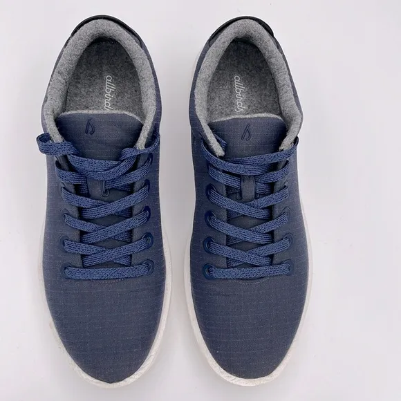 Allbirds - men’s‎ Wool Piper Woven lace up sneakers navy blue shoes size 11