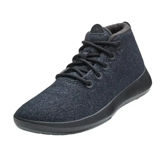 Allbirds Women's Size 8 Blue Wool Runner-up Mizzles High Top Sneakers