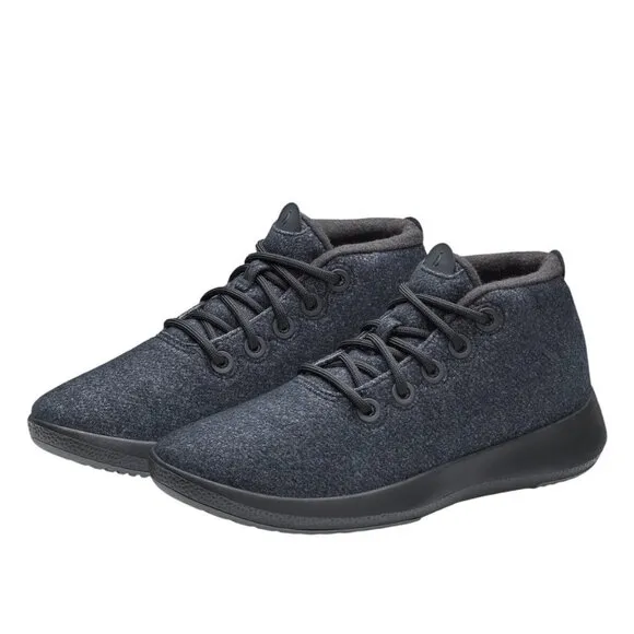 Allbirds Women's Size 8 Blue Wool Runner-up Mizzles High Top Sneakers