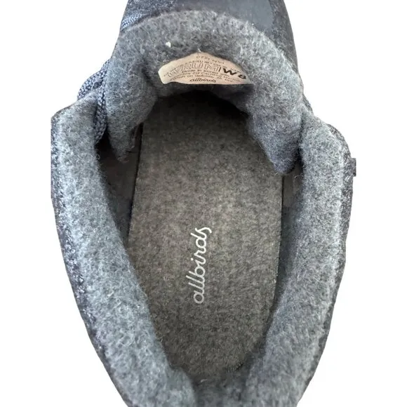 Allbirds Women's Size 8 Blue Wool Runner-up Mizzles High Top Sneakers