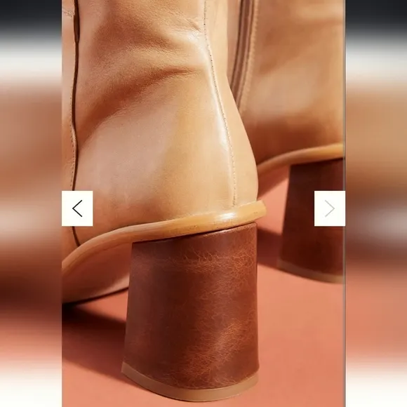 Alohas West Calf Boots In Tan Sz 39