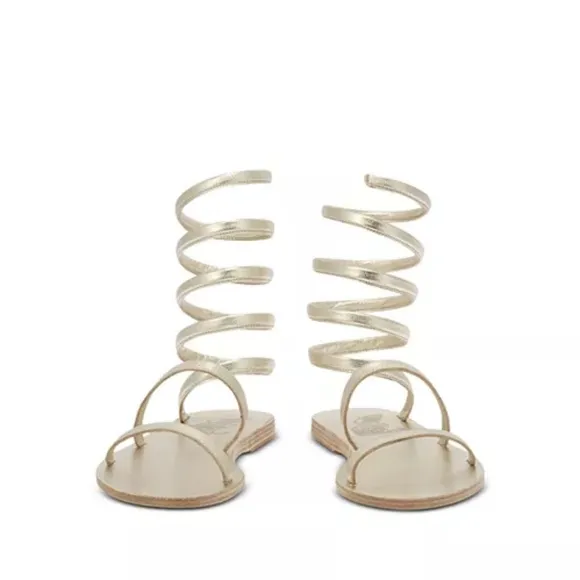 Ancient Greek Women's Ofis Ankle Wrap Sandals.