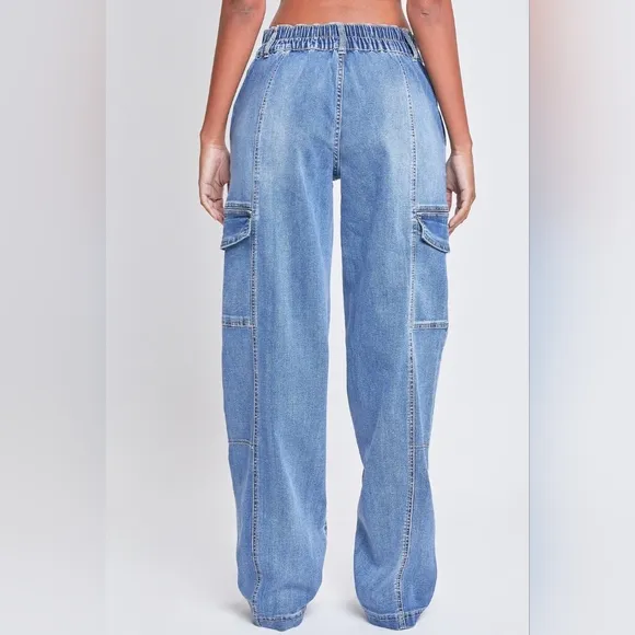 Andie High Waisted Cargo Jeans