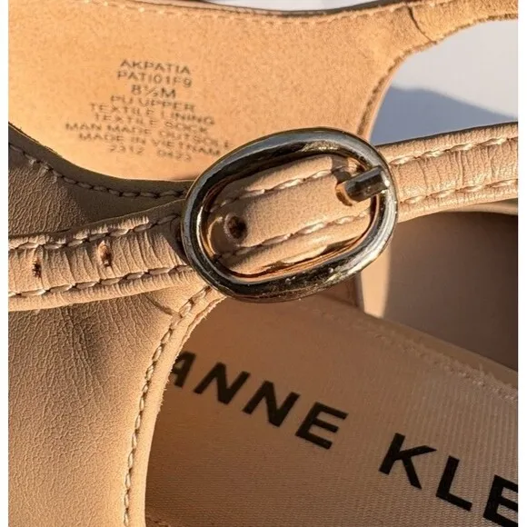 Anne Klein Women's Patia Pump, Shoes  Size 8.5 Beige/Black Nordstrom Rack