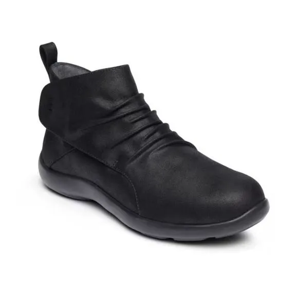 Anodyne No. 91 Casual Ankle Boots Black Vegan Leather Womens Size US 10W UK 7.5
