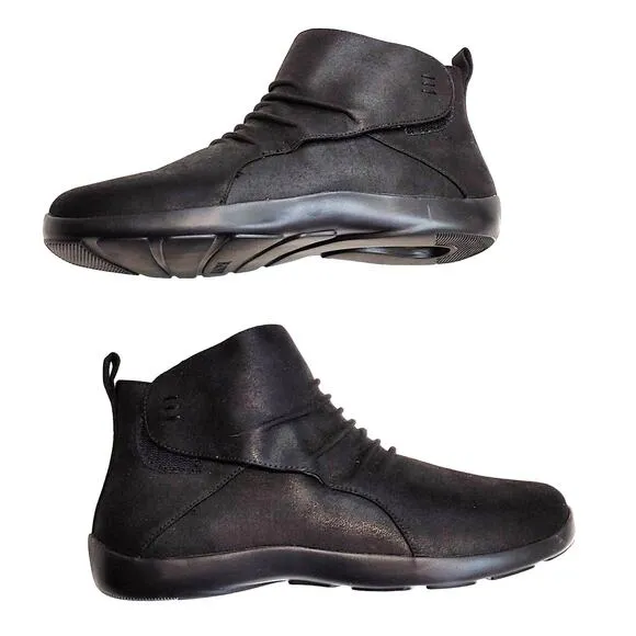 Anodyne No. 91 Casual Ankle Boots Black Vegan Leather Womens Size US 10W UK 7.5