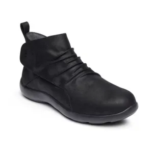 Anodyne No. 91 Casual Ankle Boots Black Vegan Leather Womens Size US 10W UK 7.5