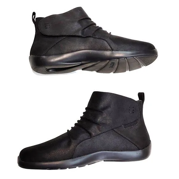 Anodyne No. 91 Casual Ankle Boots Black Vegan Leather Womens Size US 10W UK 7.5