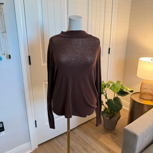 Anthropologie Brown Sweater Maxi Dress - 2X | NWT