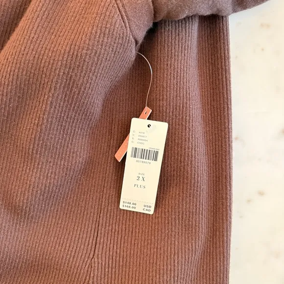 Anthropologie Brown Sweater Maxi Dress - 2X | NWT
