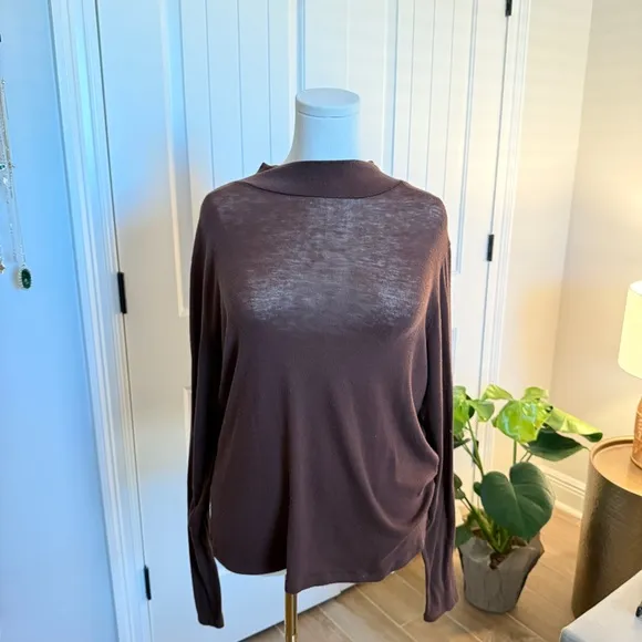 Anthropologie Brown Sweater Maxi Dress - 2X | NWT