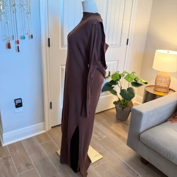 Anthropologie Brown Sweater Maxi Dress - 2X | NWT