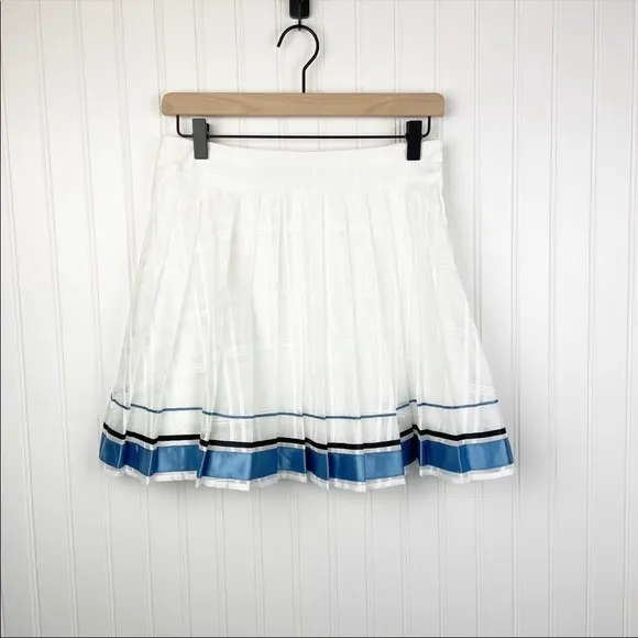 Anthropologie Lynden Pleated Tennis Skirt S