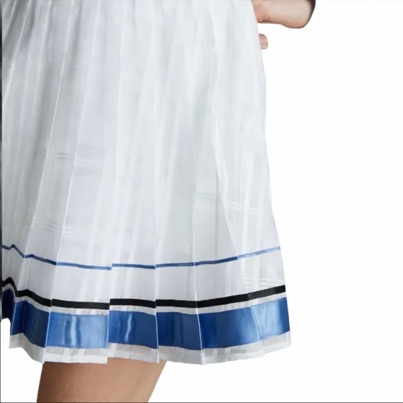 Anthropologie Lynden Pleated Tennis Skirt S