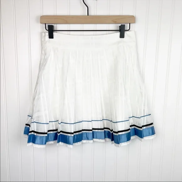 Anthropologie Lynden Pleated Tennis Skirt S