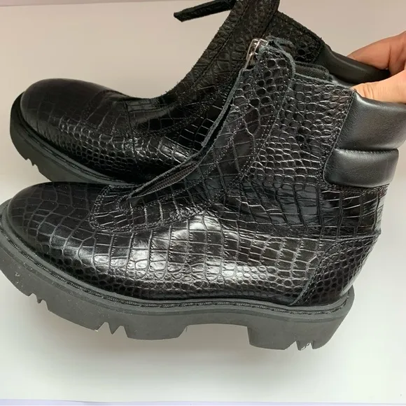 AQUATALIA HARLO Zip Up Ankle Boots Sz 6 $550