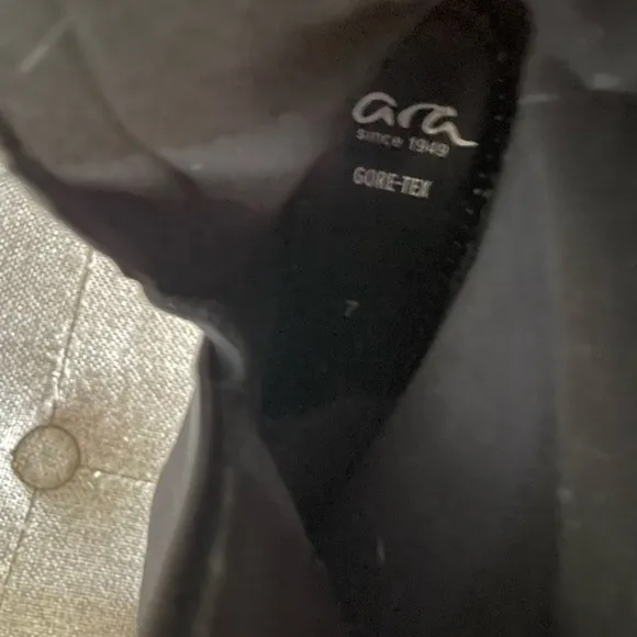 Ara Luftpolster Paris Square Toe Goretex Ankle Boots Waterproof