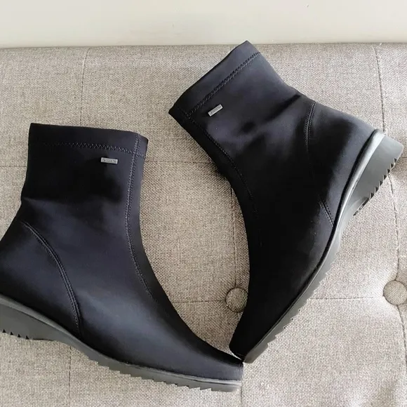Ara Luftpolster Paris Square Toe Goretex Ankle Boots Waterproof