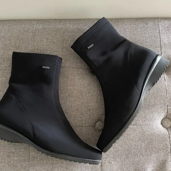 Ara Luftpolster Paris Square Toe Goretex Ankle Boots Waterproof