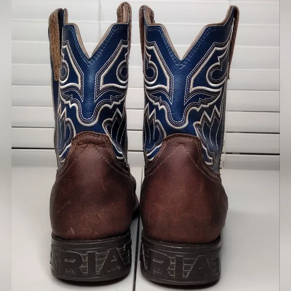 Ariat Kids Youth Sorting Pen Leather Cowboy Rodeo Western Boots Sz 5
