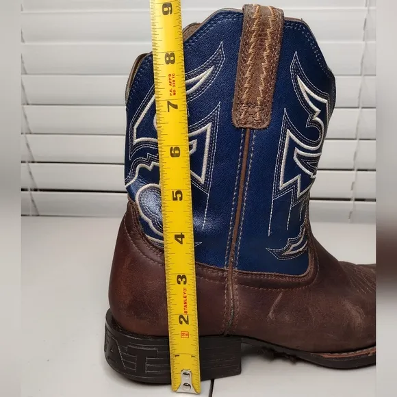 Ariat Kids Youth Sorting Pen Leather Cowboy Rodeo Western Boots Sz 5