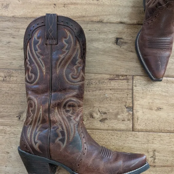 Ariat Leather Cowboy Boots
