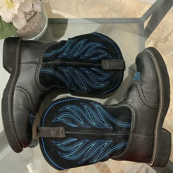 ARIAT ProBaby Flame Western Boots