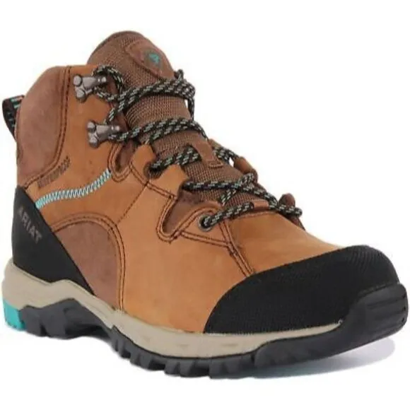 Ariat Skyline Mid H20 Lace Up Outdoor Ankle Boot Waterproof Hiking 7.5 Leather