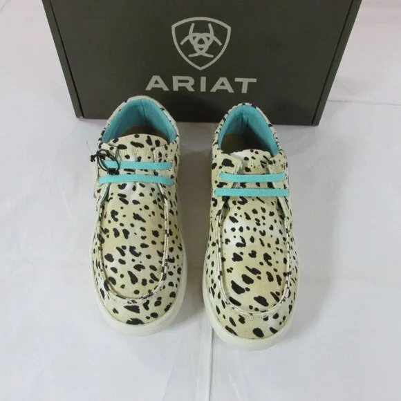 Ariat Toddler Kid's Hilo Washed Animal Print Slip On Shoe Loafer 10046849
