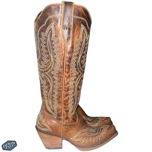 ARIAT Women’s CASANOVA SHADES OF GRAIN Snip Toe Tall Western/Cowboy BOOTS | NEW
