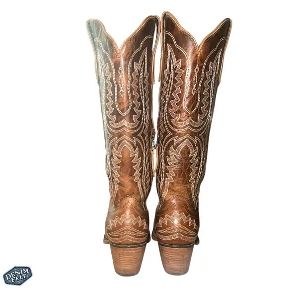 ARIAT Women’s CASANOVA SHADES OF GRAIN Snip Toe Tall Western/Cowboy BOOTS | NEW