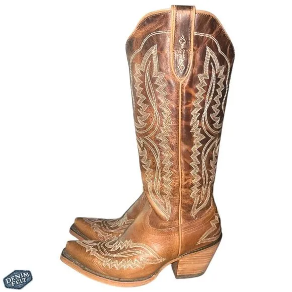 ARIAT Women’s CASANOVA SHADES OF GRAIN Snip Toe Tall Western/Cowboy BOOTS | NEW