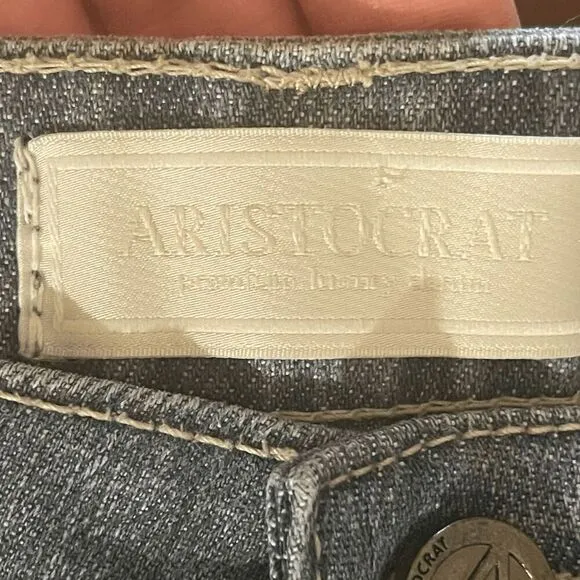 Aristocrat Premium Luxury Denim Jeans Bootcut Medium Wash Made in USA Size 27