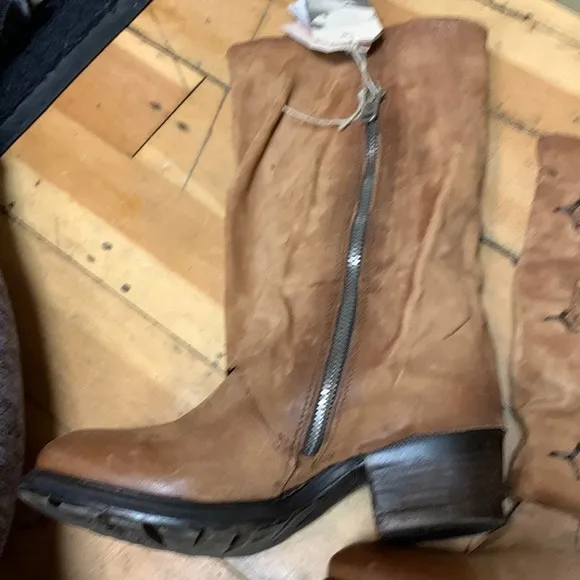 As98 Cullen boot in cognac. New. Handmade cool, comfort! $279