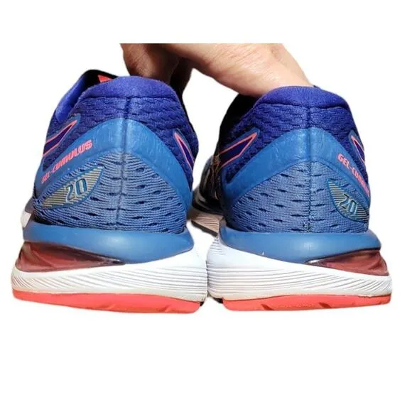 ASICS GelCumulus 20 Running Womens 7 Blue Sneakers Athletic Shoes 1012A008-401
