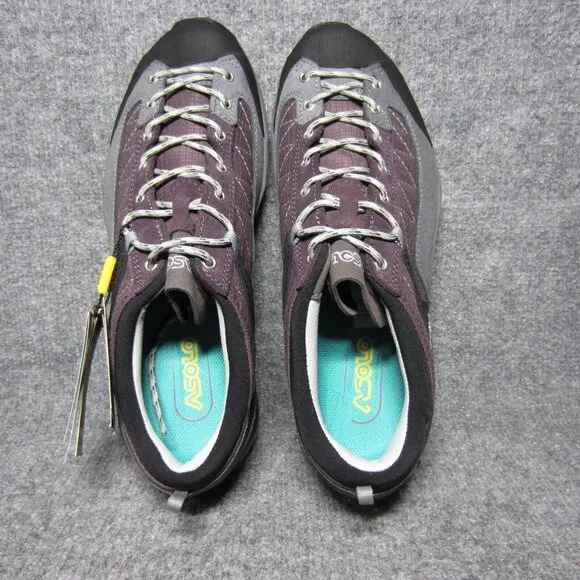 Asolo Pipe GV Gore-Tex Hiking Shoes Gray Purple Waterproof Outdoor Womens 7