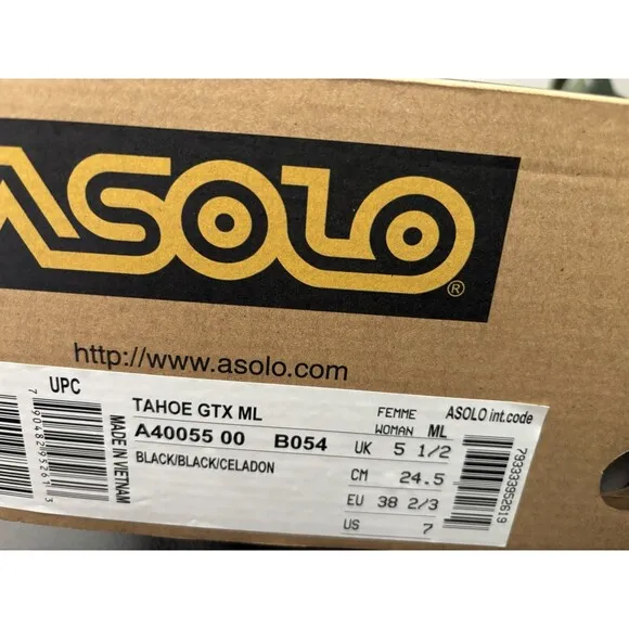 Asolo Tahoe GTX Women's Size 7 Hiking Shoes