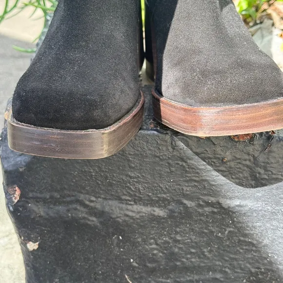 Asos suede black boots